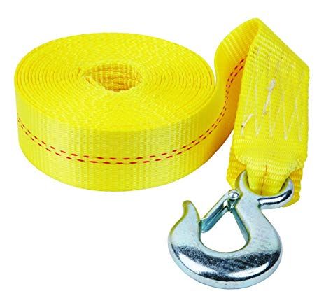 Fulton 20 Ft 10,000lbs Trailer Winch Strap And Hook