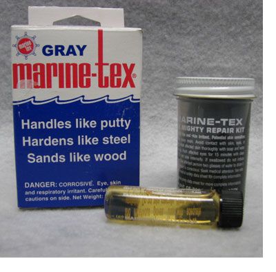 Marine Tex Epoxy Repair Kit 2 oz Gray